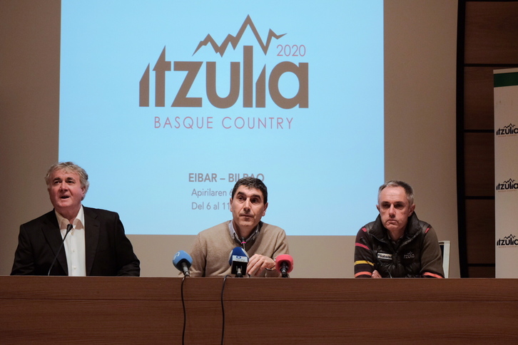 2020an Euskal Herriko Itzuliak izango duen ibilbidea aurkeztu dute. (Jon URBE / FOKU)