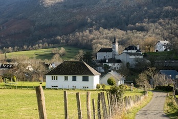 Lichans, en Soule, compte 81 habitants. © Guillaume FAUVEAU