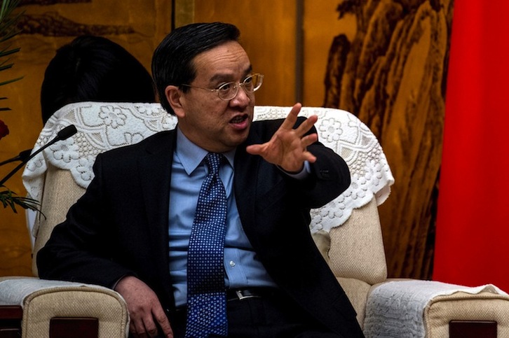 El destituido secretario del PCCh, Jiang Chaoliang. (Johannes EISELE-AFP) 