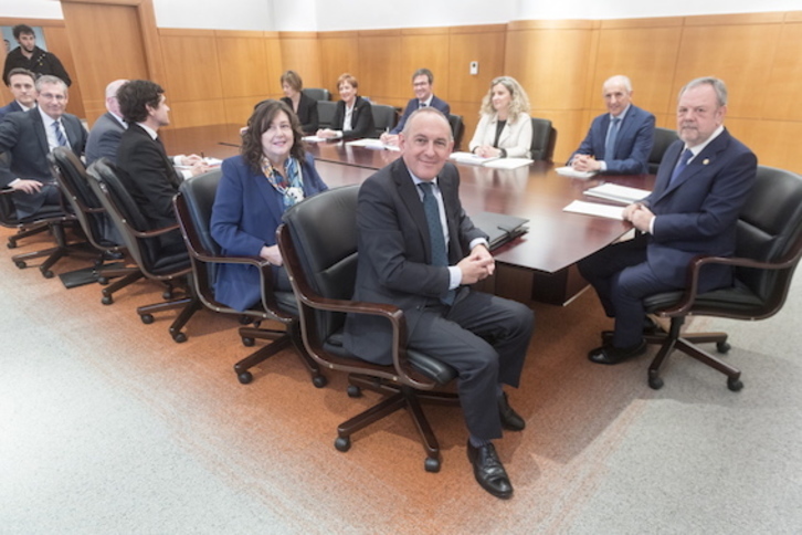 Reunión del Consejo Vasco de Finanzas Públicas. (Juanan RUIZ/FOKU)