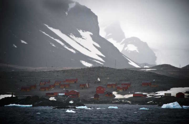 Base militar argentina Esparanza, en la Antártida. (Vanderlei ALMEIDA(AFP)