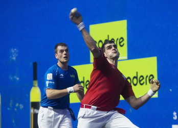 Tanto gutxiago egin arren, Ezkurdiaren erritmoak erabaki du partida (Luis JAUREGIALTZO/FOKU)