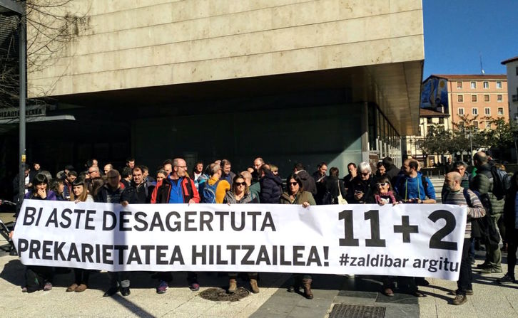 Movilización de la mayoría sindical en Gasteiz     (@LABsindikatua)