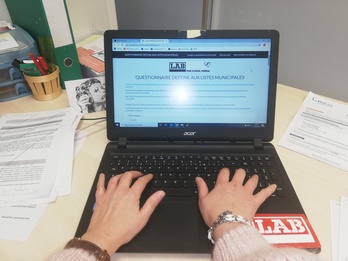 Le questionnaire en ligne à destination des candidats est anonyme. © LAB