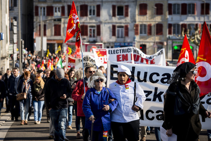 Manifestation à Bayonne au milieu d'une semaine de discussions difficiles | Basque Country | MEDIABASK