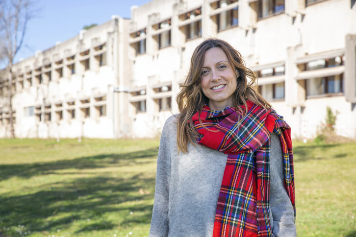 Leyre Graviña, investigadora principal del grupo. (Zelai R. GARCIA | EHU/UPV)