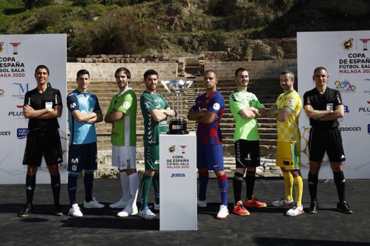 Representantes de los equipos que pelearán por la Copa de España. (RFEF)