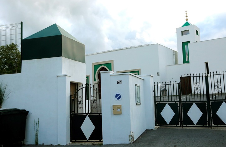 Vista exterior de la mezquita de Baiona. (Bob EDME)