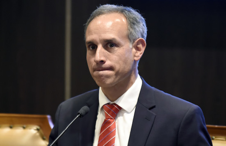 El subsecretario de Prevención y Promoción de la Salud, Hugo Lopez. (Alfredo ESTRELLA / AFP)