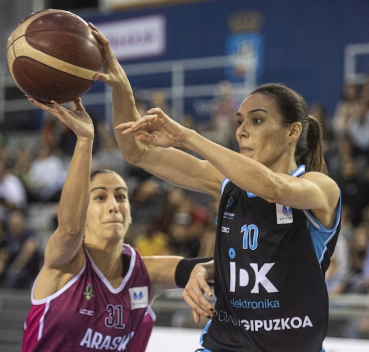 IDK Euskotren ha vivido de la excepcional puntería de Laura García. (Jon URBE / FOKU)