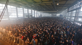 Jendetza Landako Gunean joan den asteburuko 40 Minutu Rock jaialdian. (Aritz LOIOLA/FOKU)