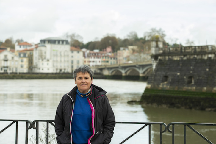 Itxaro borda idazlea, Baionan. (Guillaume FAUVEAU I FOKU)