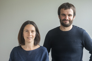 Letizia Navarron eta Eneko Aldana martxoaren 15ean iraganen diren hauteskundeetarako hautagaiak dira. ©Guillaume Fauveau