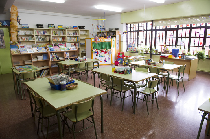 Escuela Ramón Bajo de Gasteiz. (Juanan RUIZ / FOKU)