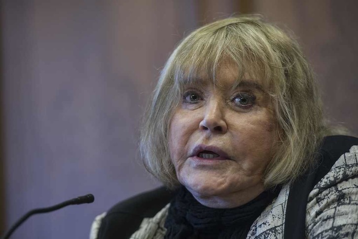 La jueza argentina María Servini de Cubría. (Jon URBE/FOKU)