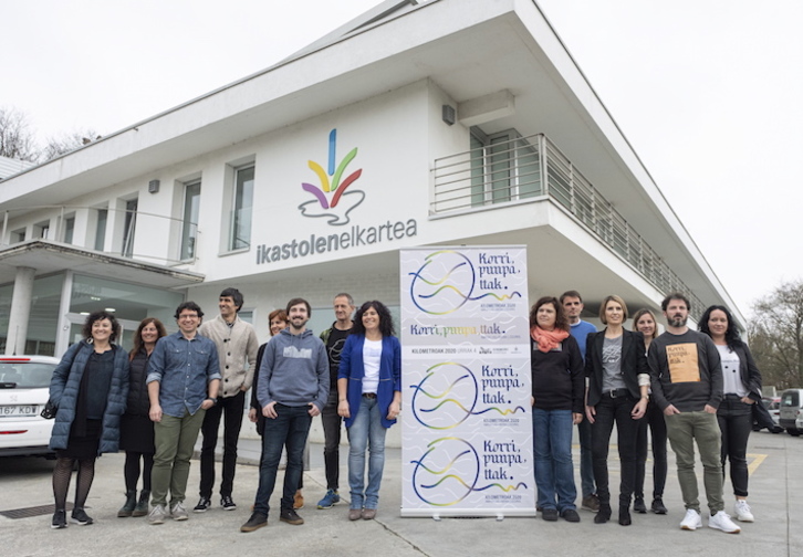 2020ko Kilometroak jaiaren aurkezpena, Donostian. (Jon URBE/FOKU)