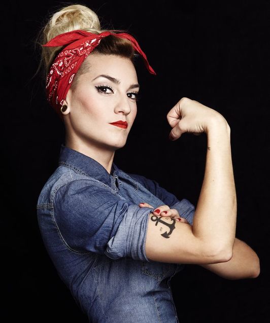 La rapera navarra La Furia se ha sumado a los conciertos en streaming. (NAIZ)