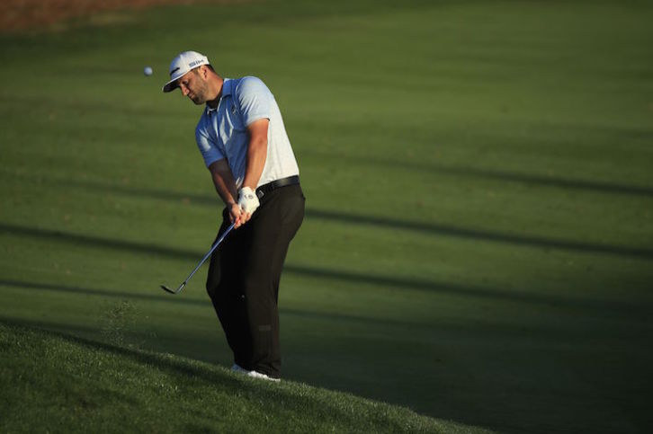Jon Rahm, durante su participación en The Players. (Cliff HAWKINS/AFP)