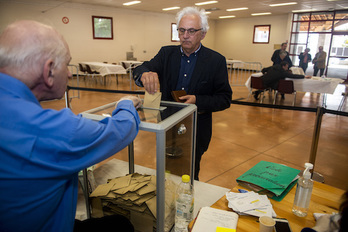 Charles Massondo Aintzina Donapaleu zerrendako burua. ©Guillaume Fauveau