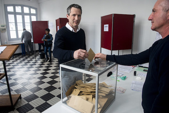 Beñat Elkegaray Aintzina Mauleko zerrendaburua. ©Guillaume Fauveau