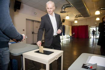 Pascal Lesellier, seul candidat éliminé à Bayonne à l'issue du premier tour de scrutin. 