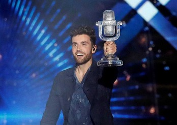 Duncan Laurence holandarra izan zen iazko irabazlea. (NAIZ)