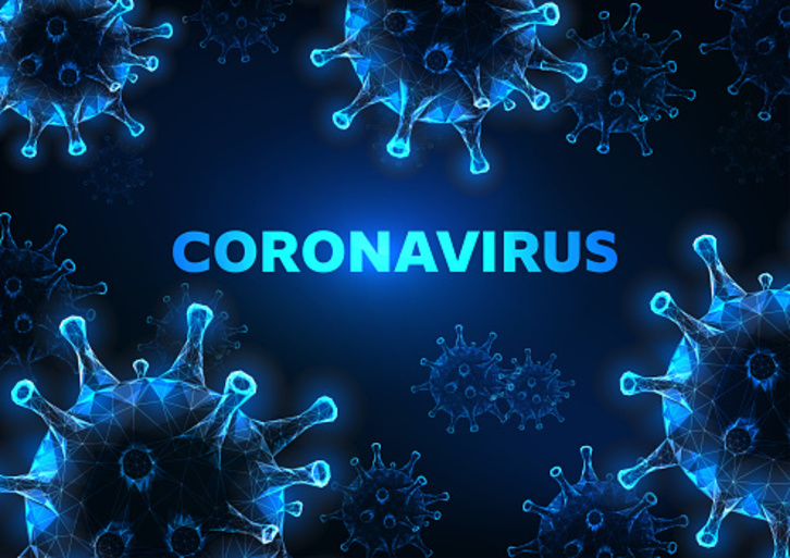 Recreación en 3D del coronavirus.(Getty IMAGES)