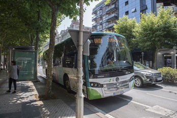 La Ertzaintza ha apercibido de sanción a conductores de Bizkaibus y Lurraldebus. (Juan Carlos RUIZ | FOKU)