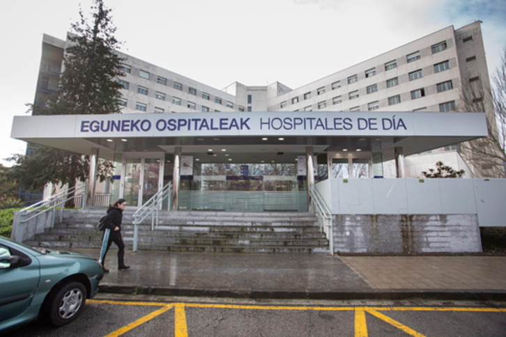 Hospital de Txagorritxu, en Gasteiz. (Endika PORTILLO/FOKU).