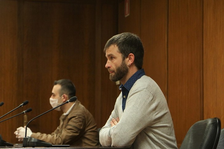 Koldo Leoz ha recuperado la Alcaldía de Lizarra en el Pleno de hoy. (LIZARRAKO UDALA)