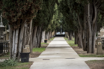 Cementerio de Iruñea. (Iñigo URIZ/FOKU)