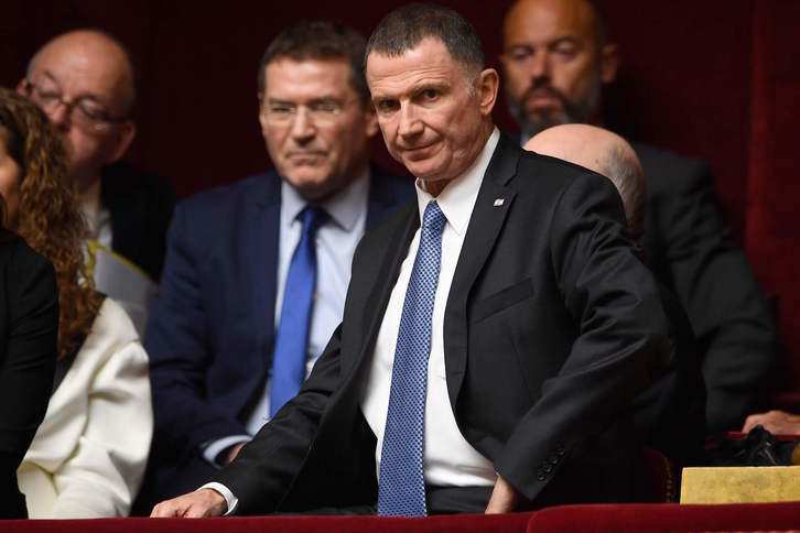 Yudi Edelstein, presidente del Parlamento israelí, ha dimitido. (Eric FEFERBERG / AFP)