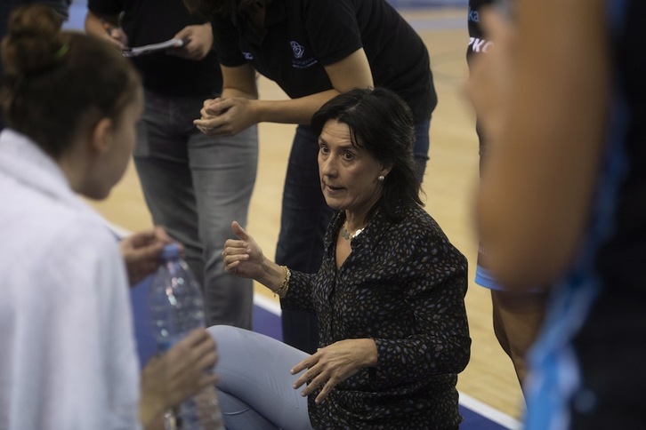 Azu Muguruza, una de las protagonistas del documental ‘Basket Gara - Somos Basket’. (Jon URBE/FOKU)