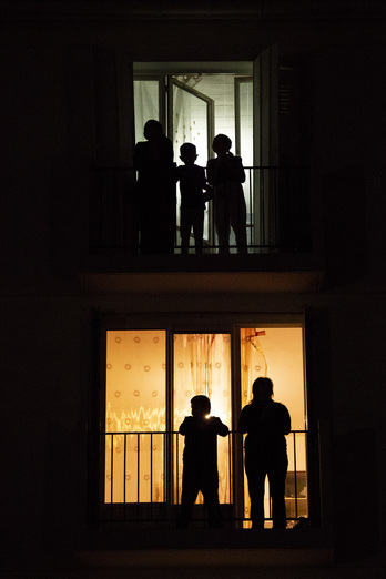 Le confinement à Bayonne. © Guillaume FAUVEAU