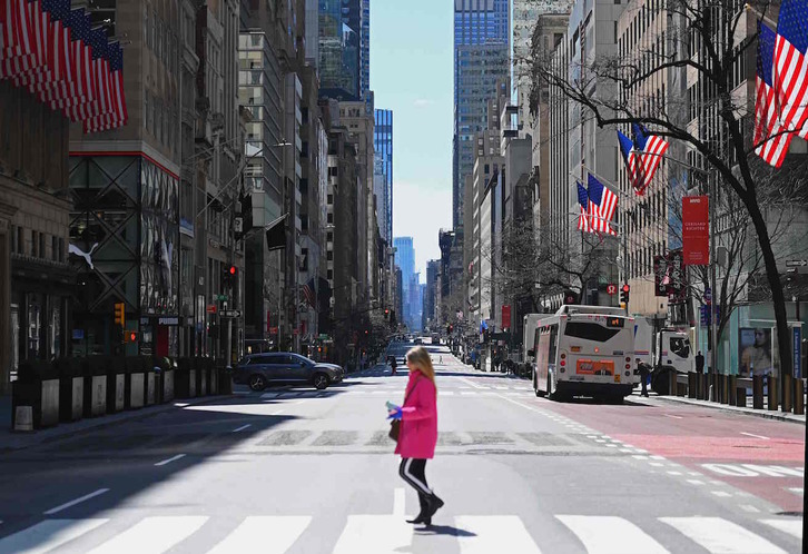 Quinta avenida de Nueva York. (Angela WEISS / AFP)