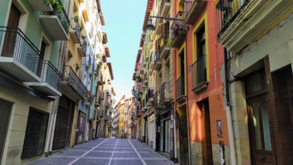 Ni un alma en la calle del Carmen. (Iñaki VIGOR)