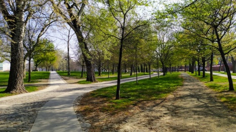 Ni paseantes ni deportistas en la Vuelta del Castillo. (Iñaki VIGOR)