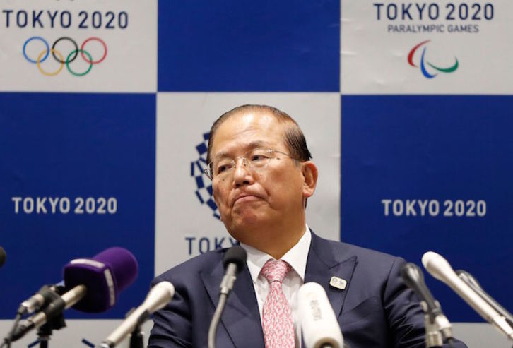 Toshiro Muto, director general de los Juegos. (Issei KATO/AFP)