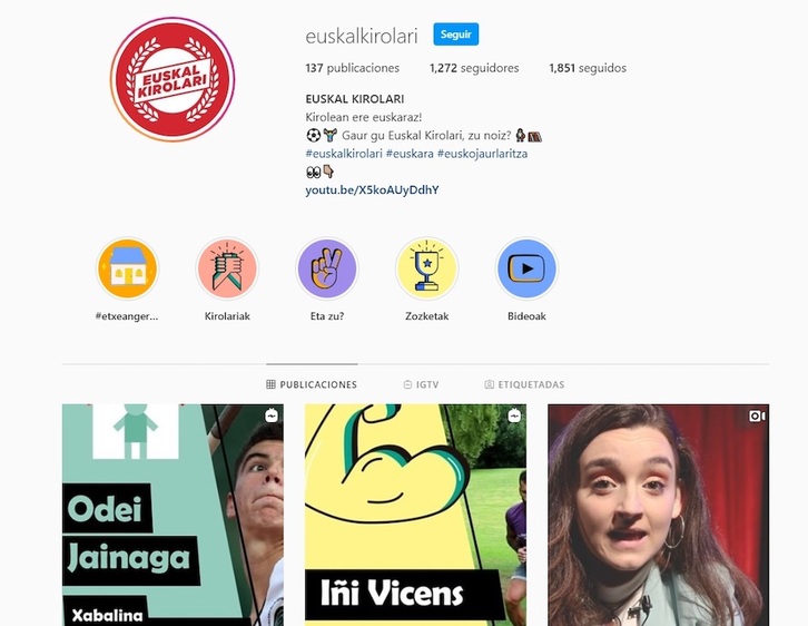 Goi mailako aholku horiek Euskal Kirolariren sareen bidez jaso ahal izango dira. (@Irekia)