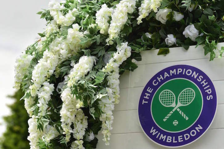 Este año el logotipo de Wimbledon no será visible. (Glyn KIRK/AFP)