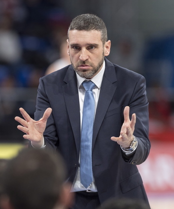 Ibon Navarro, en el partido contra el Baskonia. (Juanan RUIZ/FOKU)