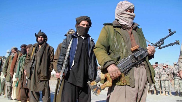 Milicianos talibanes. (AFP)