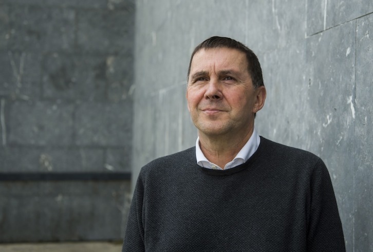 Arnaldo Otegi, EH Bilduko koordinatzaile nagusia. (Luis JAUREGIALTZO/FOKU)