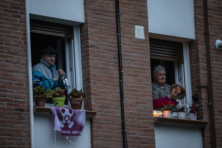 Protesta Zaldibarren, gertatutakoa argitzeko eskatuz. (Aritz LOIOLA/FOKU)