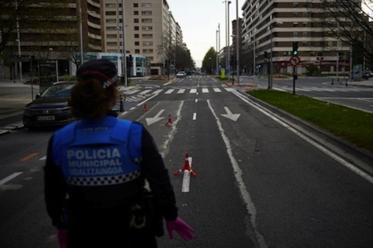 Seis conductores han sido denunciados en Iruñea por positivos en alcohol o drogas. (POLICÍA MUNICIPAL DE IRUÑEA)