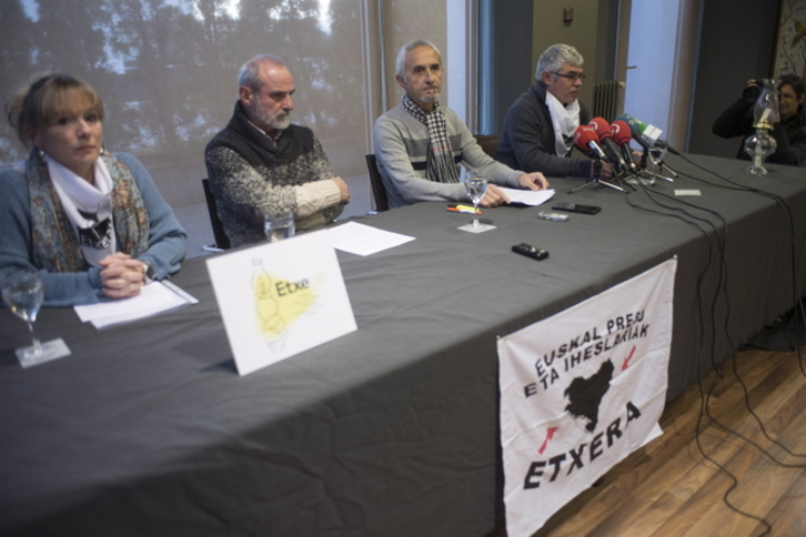 Comparecencia de Etxerat sobre la situación de los presos enfermos, el pasado enero. (Juan Carlos RUIZ / FOKU)