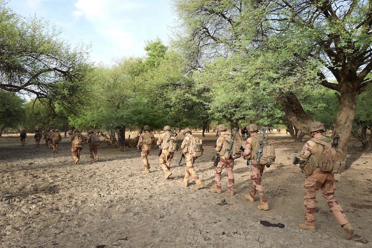  Operativo militar francés en Burkina Fasso. (Michele CATTANI-AFP) 
