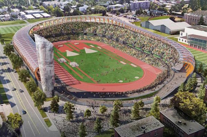 Estadio de Oregón en el que se disputarán las pruebas. (World Athletics)