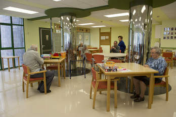 Egogain adinekoen egoitzaren artxiboko argazki bat   (Raul BOGAJO I FOKU)