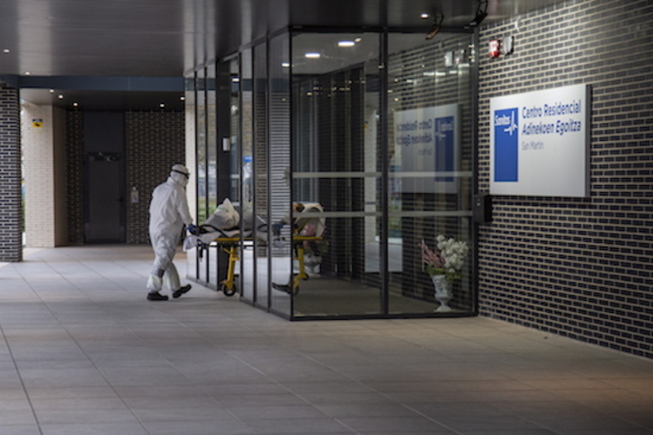 Imagen de la residencia San Martín de Gasteiz. (Endika PORTILLO/FOKU)